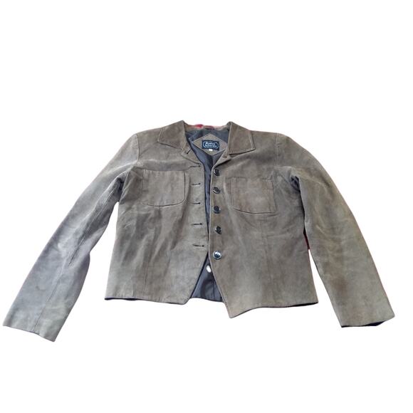 Bentley Arbuckle Women's Sz 4 Brown Jacket Pig Skin Button Front Long Sleeves - Picture 1 of 6